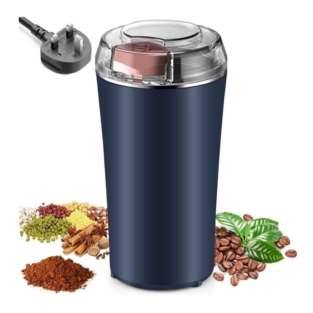 Electric Coffee Grinder - Portable One Button Spice Grinder