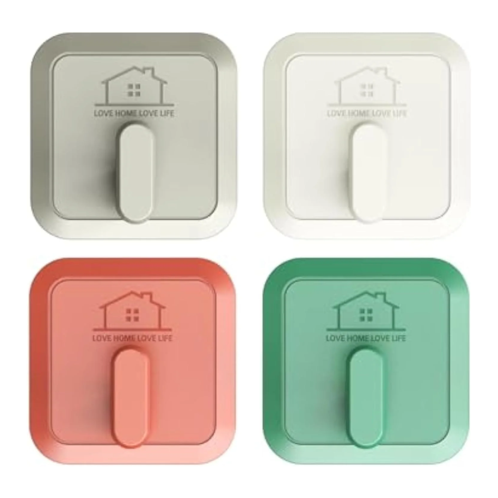 Adhesive Hooks, Designer Hooks Easy to Hang Robe Towel - Waterproof