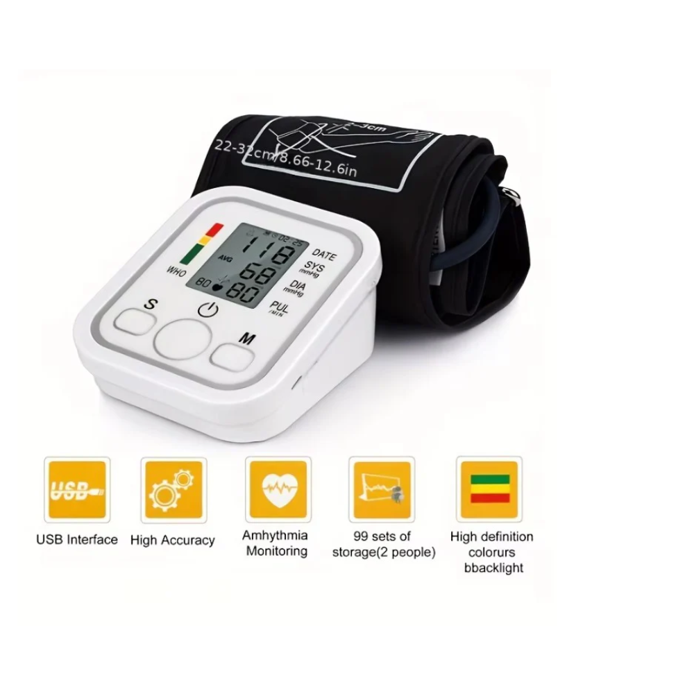 Automatic Blood Pressure Monitor, Clinically Validated, Blood Pressure Machine