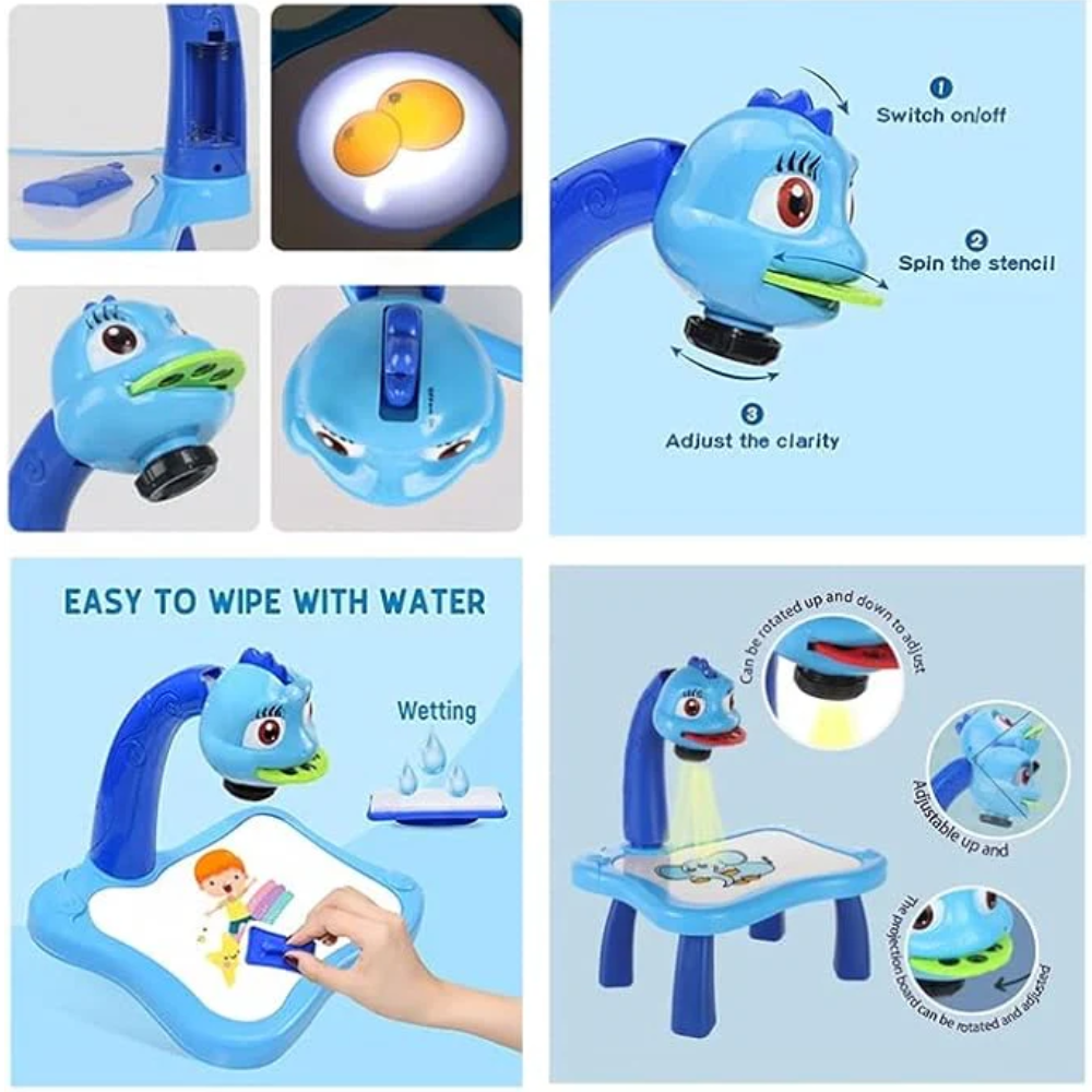 Drawing Projector for Kids with light Music, Child Educational Learning Toys