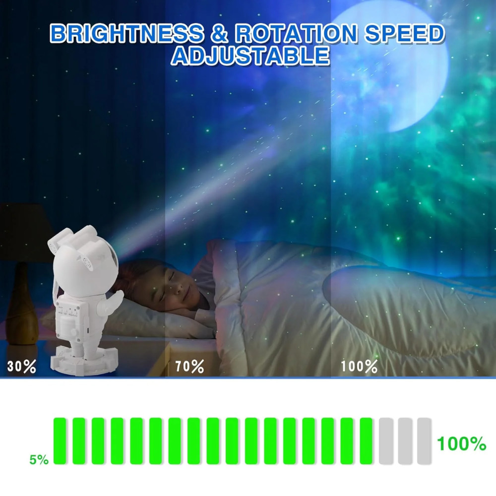 Star Night Light Projector, Music Bluetooth Speaker
