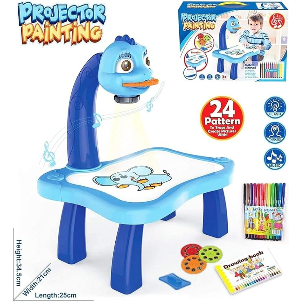 Drawing Projector for Kids with light Music, Child Educational Learning Toys