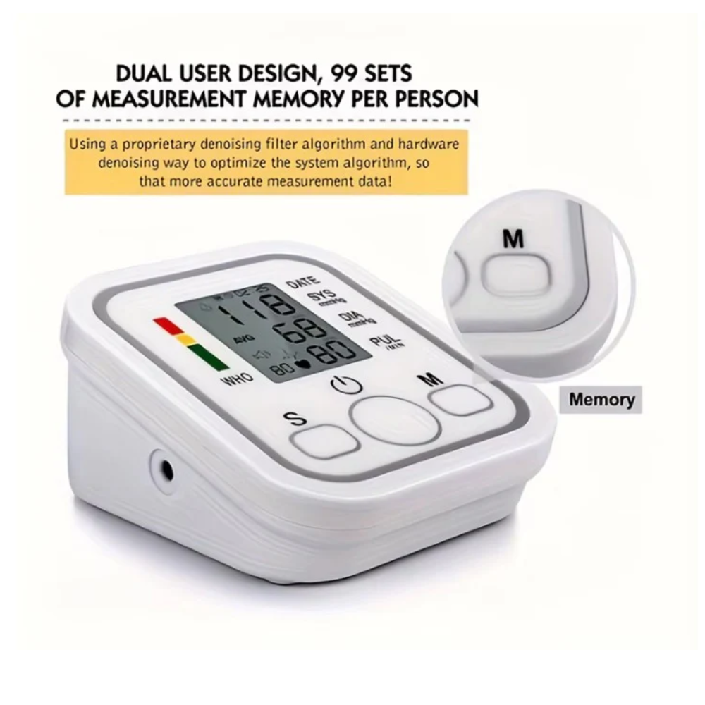 Automatic Blood Pressure Monitor, Clinically Validated, Blood Pressure Machine