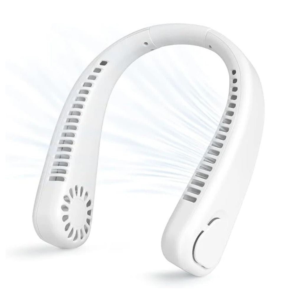 Neck Fans,360 °Cooling Bladeless Neck Fan , Rechargeable Battery Fan